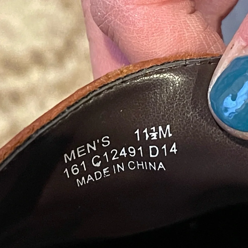 Cole Haan Men's Tan/Brown Leather Penny Loafers - Picture 4 of 8
